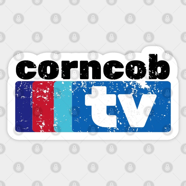 Corncob Tv Vintage Sticker by Clara switzrlnd